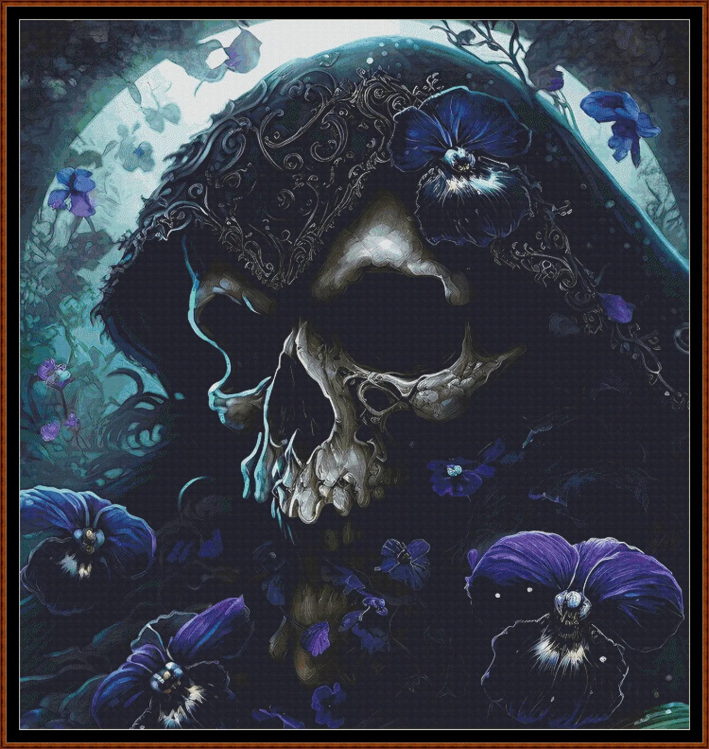 Iris Reaper grim reaper death patterns are expertly created from art by Gismi under Public Domain CC0 license